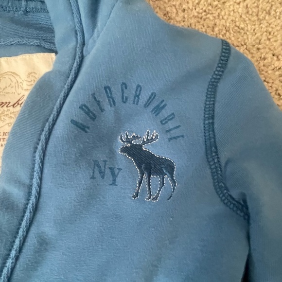 vintage abercrombie kids blue jacket - Picture 3 of 4